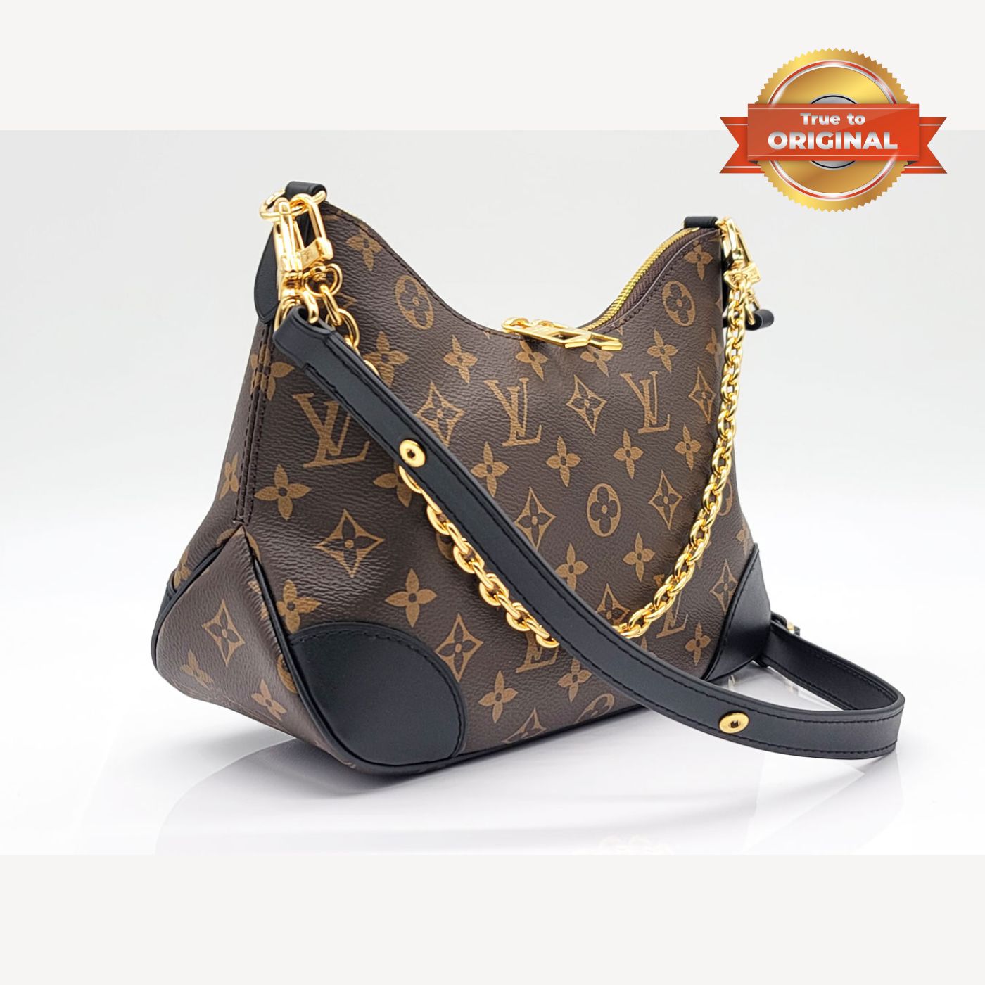 [True-to-ORIGINAL] Louis Vuitton Boulogne Monogram Canvas Brown For Women 11.4in/29cm